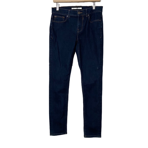 Express Jeans Women’s Size 8R Mia Legging Mid Rise Skinny Jean Dark Wash Jegging - Picture 1 of 9